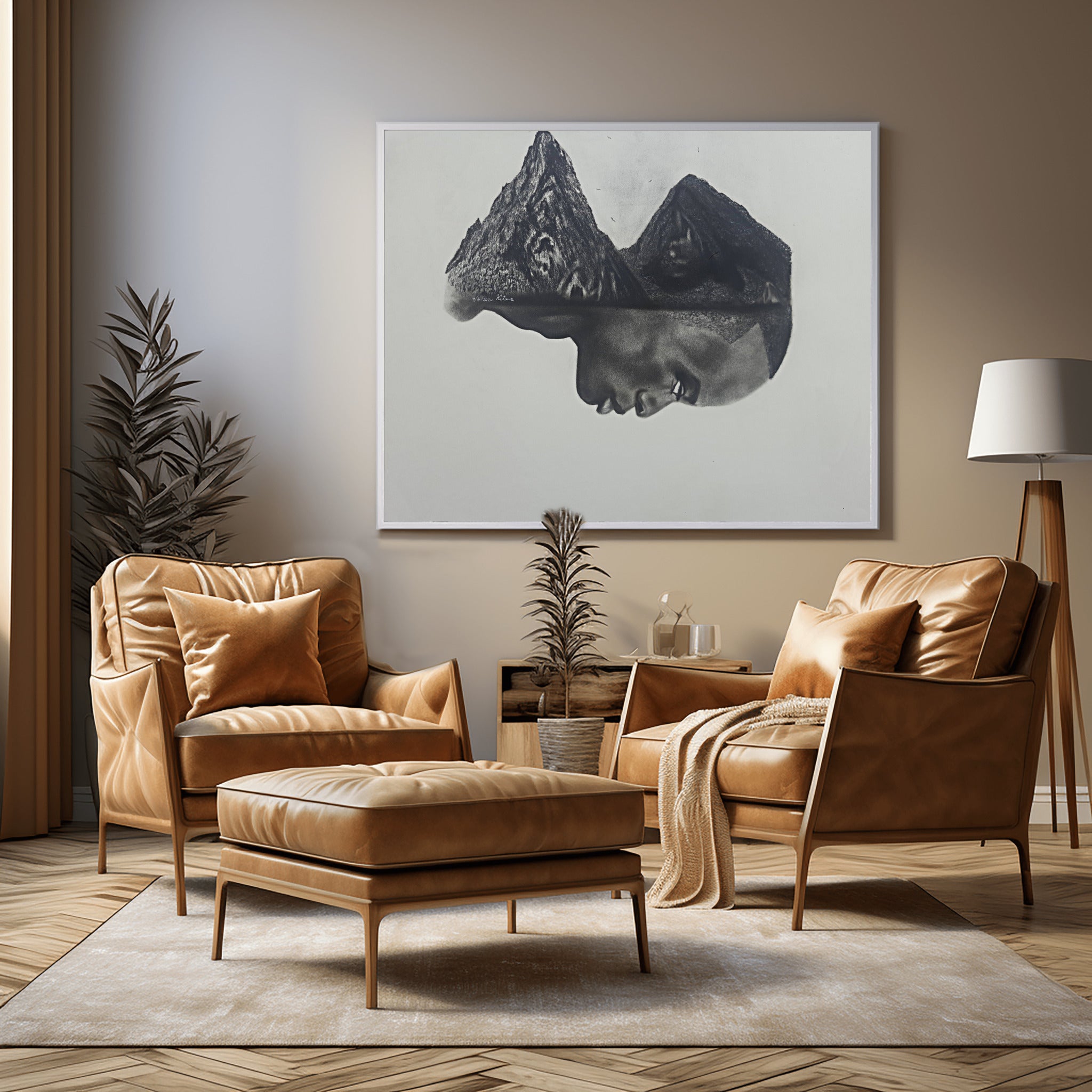 Beyond the fog lies clarity Framed poster