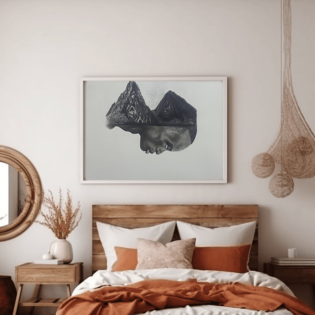 Beyond the fog lies clarity Framed poster